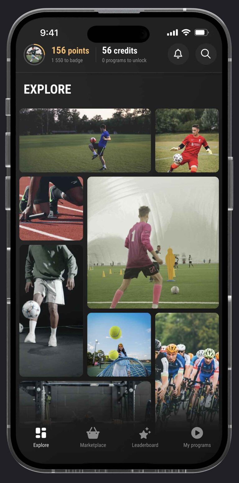 Football App - Ballers App - Feed