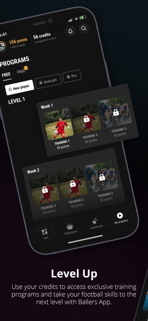 Ballers App - Football App - Free Training Programs